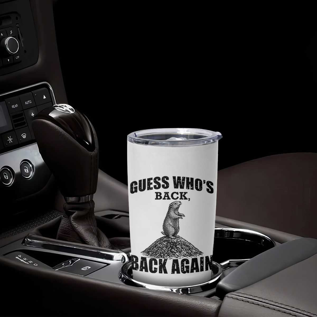 Funny Groundhog Day Tumbler Cup Retro Guess Whos Back TS10 Print Your Wear