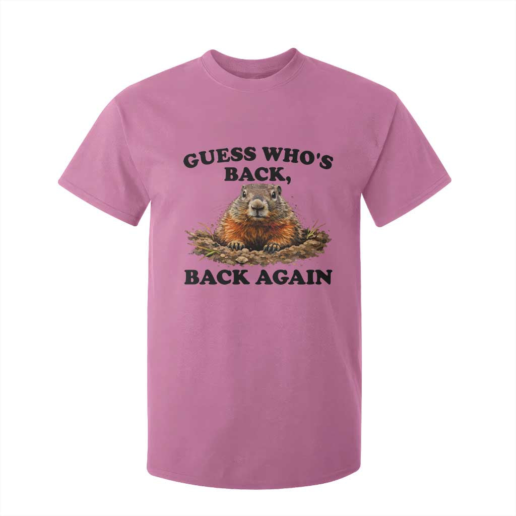 Groundhog Day T Shirt For Kid Funny Woodchuck Guess Whos Back TS10 Azalea Print Your Wear