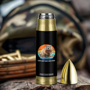 Groundhog Day Bullet Tumbler Retro Vintage Funny Woodchuck Guess Whos Back TS10 Print Your Wear