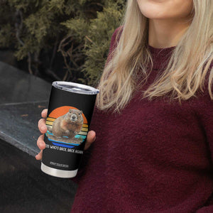 Groundhog Day Tumbler Cup Retro Vintage Funny Woodchuck Guess Whos Back TS10 Print Your Wear