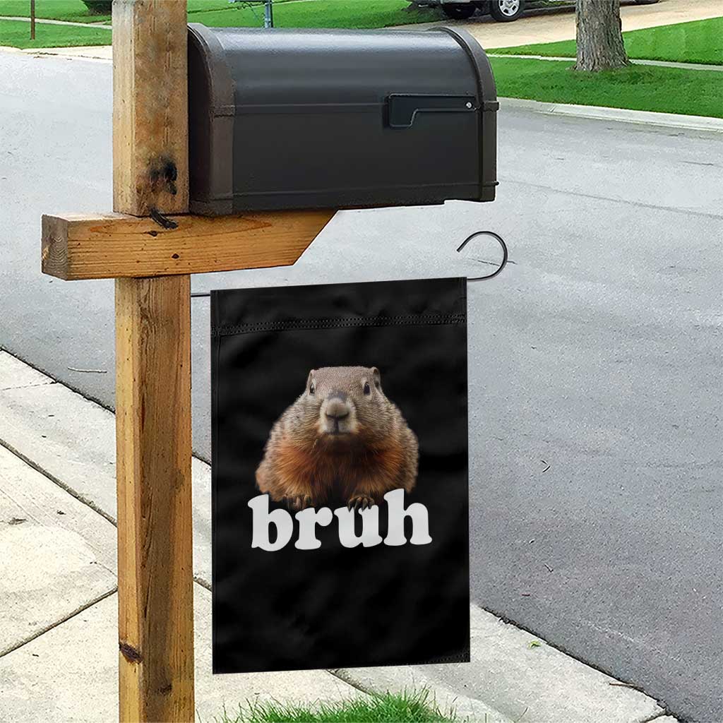 Bruh Groundhog Garden Flag Funny Woodchuck Youth Teens Kids Slang TS10 Print Your Wear