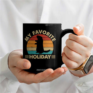 Groundhog Day Coffee Mug My Favorite Holiday Retro Woodchuck TS10 Print Your Wear