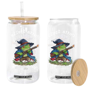 Wizard Frog Meme Glass Can Outta Spells But Not Outta Shells TS10 Print Your Wear