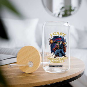I Cast Non-Magic Missile Funny Wizard Parody Meme Glass Can TS10 Print Your Wear