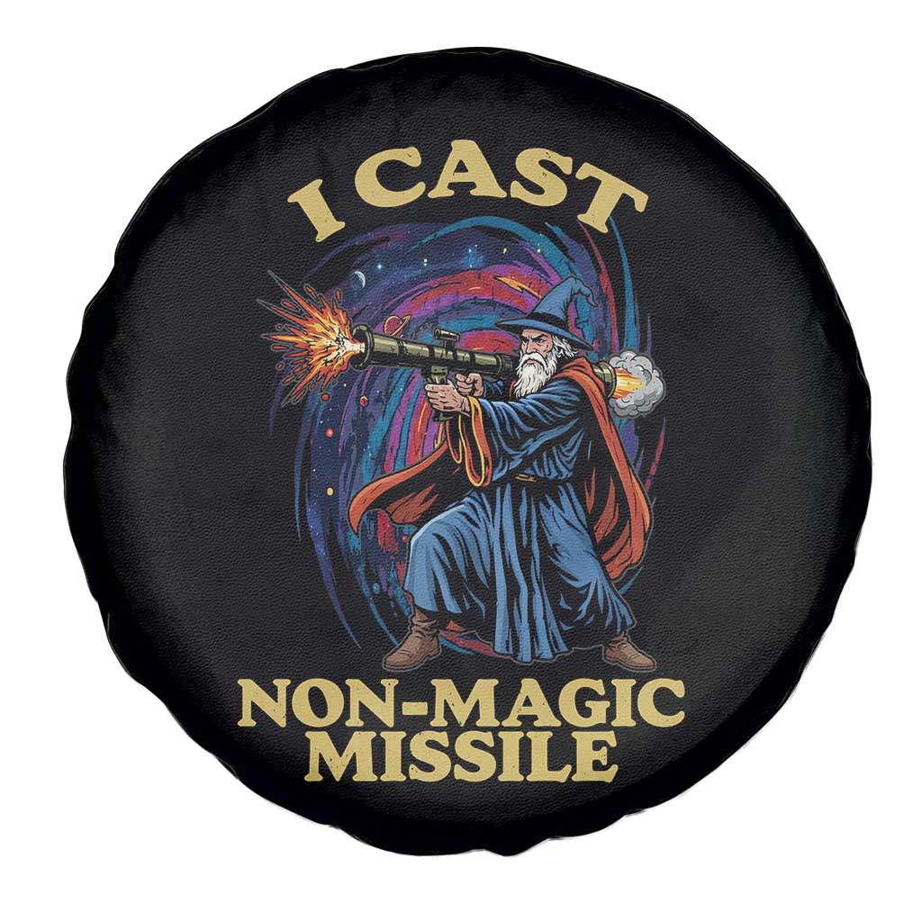 I Cast Non-Magic Missile Funny Wizard Parody Meme Spare Tire Cover TS10 Print Your Wear