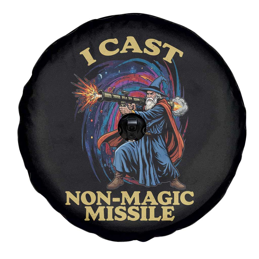 I Cast Non-Magic Missile Funny Wizard Parody Meme Spare Tire Cover TS10 Print Your Wear