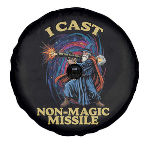 I Cast Non-Magic Missile Funny Wizard Parody Meme Spare Tire Cover TS10 Print Your Wear