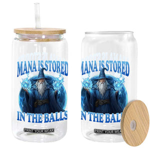 Funny Wizard Glass Can Mana is Stored in The Balls Magician Sorcerer Witcher TS10 Print Your Wear