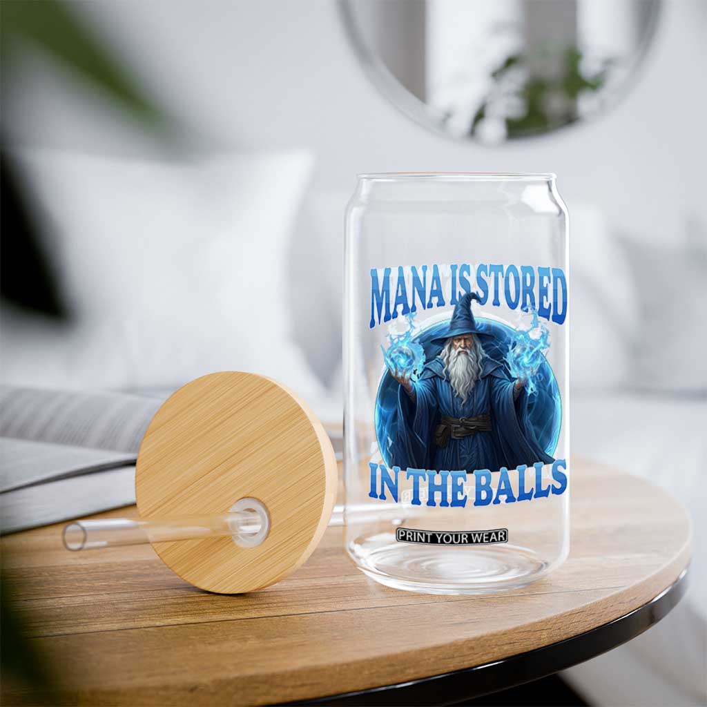 Funny Wizard Glass Can Mana is Stored in The Balls Magician Sorcerer Witcher TS10 Print Your Wear
