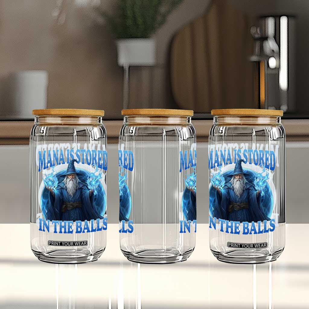 Funny Wizard Glass Can Mana is Stored in The Balls Magician Sorcerer Witcher TS10 Print Your Wear