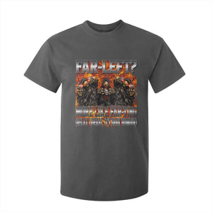 Funny Hard Skeleton Meme Bootleg T Shirt For Kid Far Left? More Like Farting TS10 Dark Heather Print Your Wear