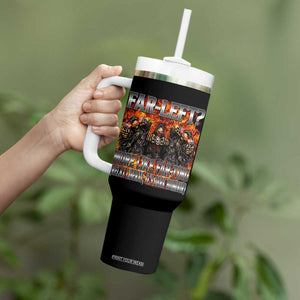 Funny Hard Skeleton Meme Bootleg Tumbler With Handle Far Left? More Like Farting TS10 Print Your Wear