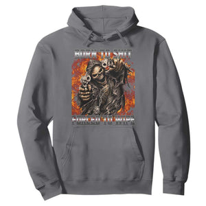 Funny Evil Skeleton Meme Hoodie Born to Shit Forced to Wipe TS10 Charcoal Print Your Wear
