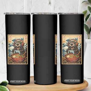 Cute Kawaii Gamer Groundhog Skinny Tumbler Funny Japanese Ramen Anime Otaku Fan Gift TS10 Print Your Wear