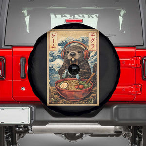 Cute Kawaii Gamer Groundhog Spare Tire Cover Funny Japanese Ramen Anime Otaku Fan Gift TS10 Black Print Your Wear