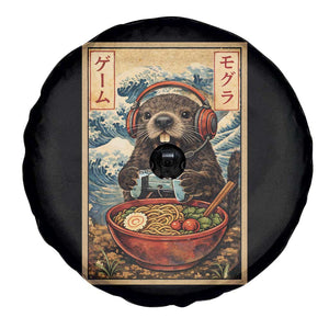 Cute Kawaii Gamer Groundhog Spare Tire Cover Funny Japanese Ramen Anime Otaku Fan Gift TS10 Print Your Wear