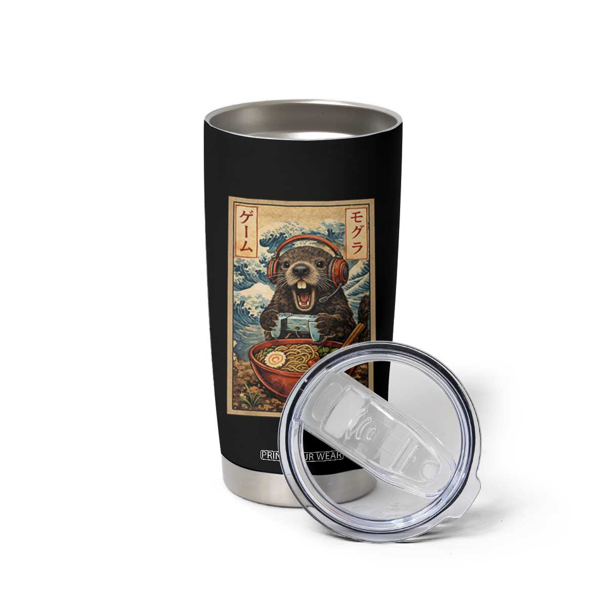 Cute Kawaii Gamer Groundhog Tumbler Cup Funny Japanese Ramen Anime Otaku Fan Gift TS10 Print Your Wear