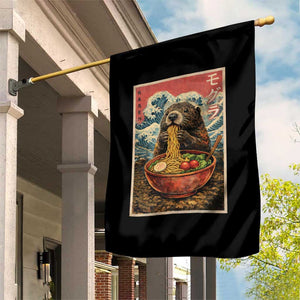Japanese Groundhog Ramen Noodles Garden Flag Funny Kawaii Anime TS10 Print Your Wear