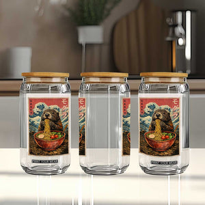 Japanese Groundhog Ramen Noodles Glass Can Funny Kawaii Anime TS10 Print Your Wear