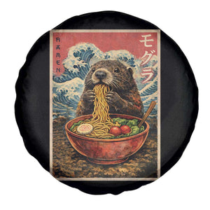 Japanese Groundhog Ramen Noodles Spare Tire Cover Funny Kawaii Anime TS10 Print Your Wear