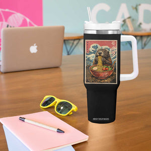 Japanese Groundhog Ramen Noodles Tumbler With Handle Funny Kawaii Anime TS10 Print Your Wear