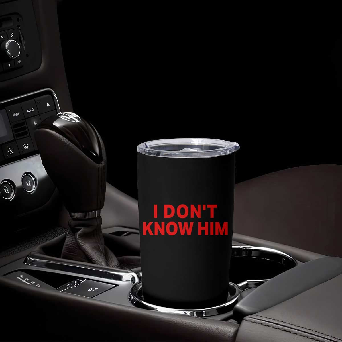 Funny Couple Matching Tumbler Cup I Don't Know Him Couples She's My Soulmate TS10 Print Your Wear