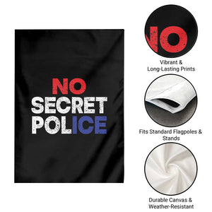 Subtle Abolish Ice Garden Flag No Secret Police TS10 Print Your Wear