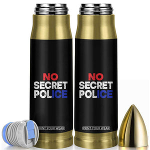 Subtle Abolish Ice Bullet Tumbler No Secret Police TS10 Black Print Your Wear