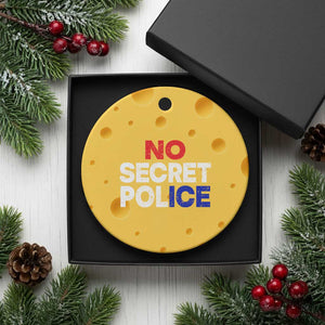 Subtle Abolish Ice Ceramic Ornament No Secret Police TS10 1pc Yellow Cheese Print Your Wear