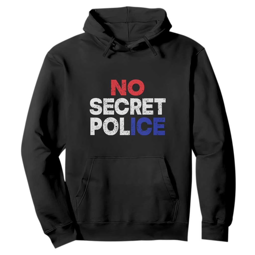 Subtle Abolish Ice Hoodie No Secret Police TS10 Black Print Your Wear