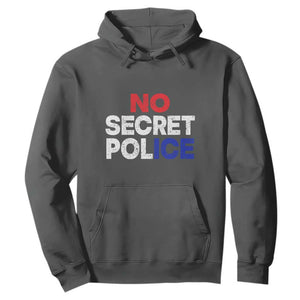 Subtle Abolish Ice Hoodie No Secret Police TS10 Dark Heather Print Your Wear
