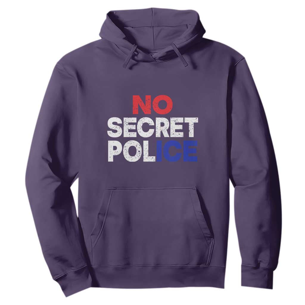 Subtle Abolish Ice Hoodie No Secret Police TS10 Purple Print Your Wear