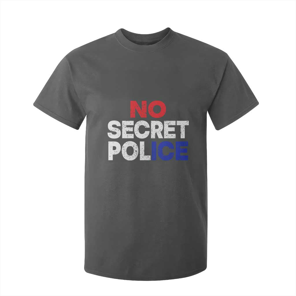 Subtle Abolish Ice T Shirt For Kid No Secret Police TS10 Dark Heather Print Your Wear