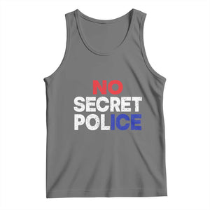 Subtle Abolish Ice Tank Top No Secret Police TS10 Black Heather Print Your Wear