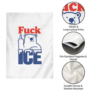 Fck Ice Garden Flag Get The Fck Out Of Minneapolis Polar Bear TS10 Print Your Wear