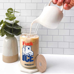 Fck Ice Glass Can Get The Fck Out Of Minneapolis Polar Bear TS10 Print Your Wear