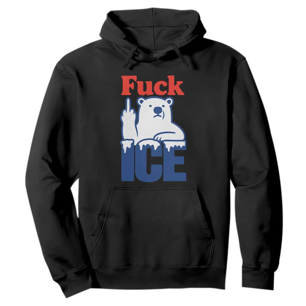 Fck Ice Hoodie Get The Fck Out Of Minneapolis Polar Bear TS10 Black Print Your Wear