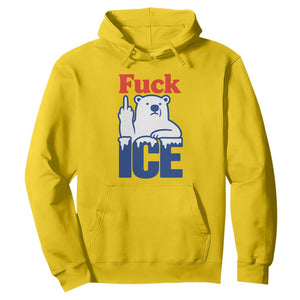 Fck Ice Hoodie Get The Fck Out Of Minneapolis Polar Bear TS10 Daisy Print Your Wear
