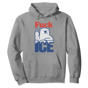 Fck Ice Hoodie Get The Fck Out Of Minneapolis Polar Bear TS10 Sport Gray Print Your Wear