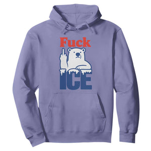 Fck Ice Hoodie Get The Fck Out Of Minneapolis Polar Bear TS10 Violet Print Your Wear