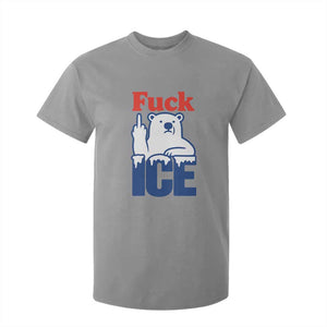 Fck Ice T Shirt For Kid Get The Fck Out Of Minneapolis Polar Bear TS10 Sport Gray Print Your Wear
