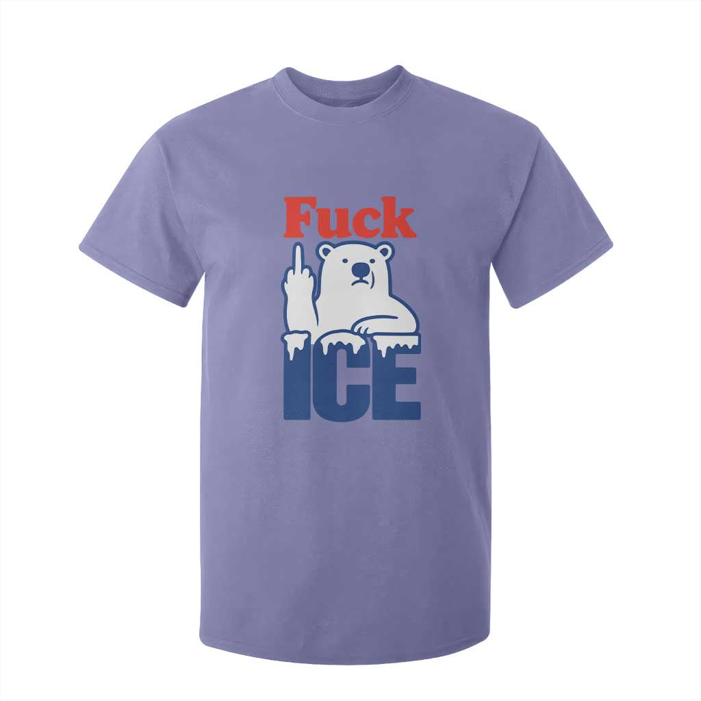 Fck Ice T Shirt For Kid Get The Fck Out Of Minneapolis Polar Bear TS10 Violet Print Your Wear