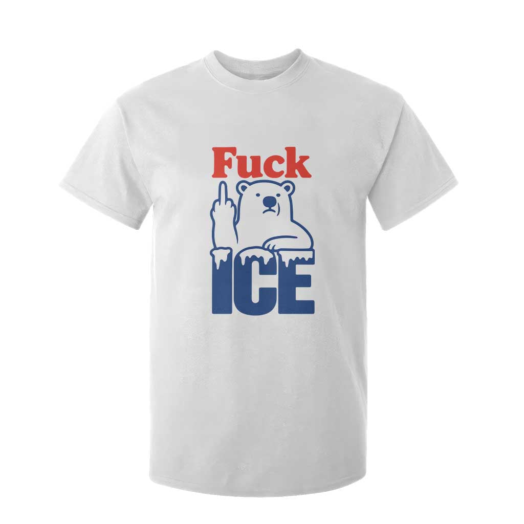 Fck Ice T Shirt For Kid Get The Fck Out Of Minneapolis Polar Bear TS10 White Print Your Wear