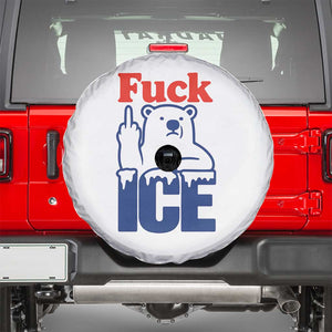 Fck Ice Spare Tire Cover Get The Fck Out Of Minneapolis Polar Bear TS10 White Print Your Wear