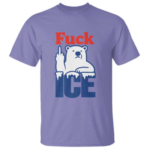 Fck Ice T Shirt Get The Fck Out Of Minneapolis Polar Bear TS10 Violet Print Your Wear