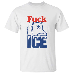 Fck Ice T Shirt Get The Fck Out Of Minneapolis Polar Bear TS10 White Print Your Wear