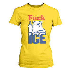 Fck Ice T Shirt For Women Get The Fck Out Of Minneapolis Polar Bear TS10 Daisy Print Your Wear