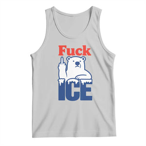 Fck Ice Tank Top Get The Fck Out Of Minneapolis Polar Bear TS10 Ash Print Your Wear
