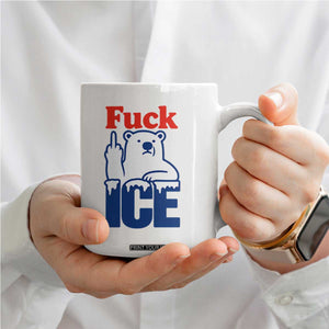 Fck Ice Coffee Mug Get The Fck Out Of Minneapolis Polar Bear TS10 Print Your Wear