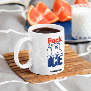 Fck Ice Coffee Mug Get The Fck Out Of Minneapolis Polar Bear TS10 Print Your Wear